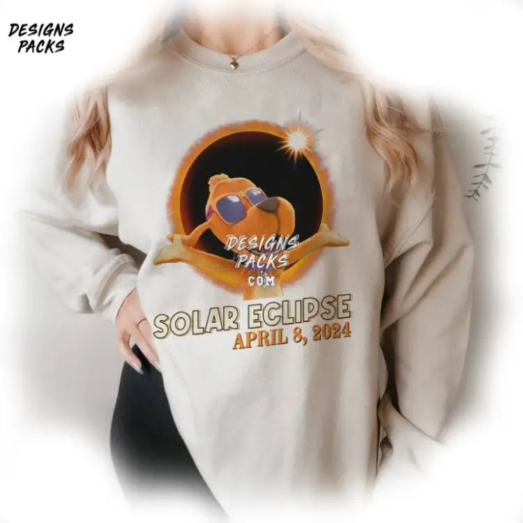 Go Dog Solar Eclipse 2024 Total Png Design