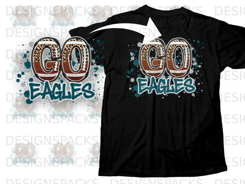 Black t-shirt with the text 