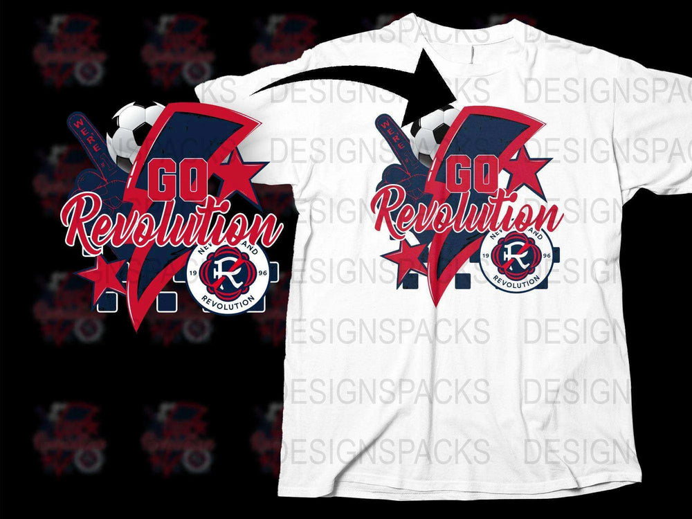Go Revolution New England Revolution Png Digital Download