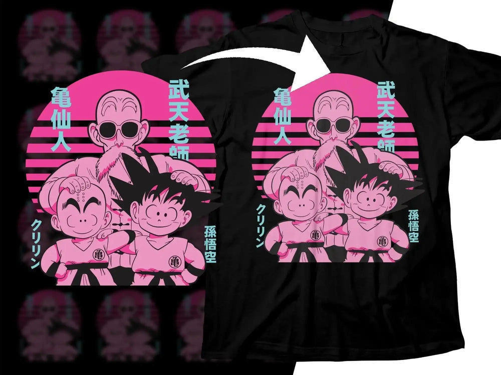 Goku Krillin Roshi Dragon Ball Png Digital Download