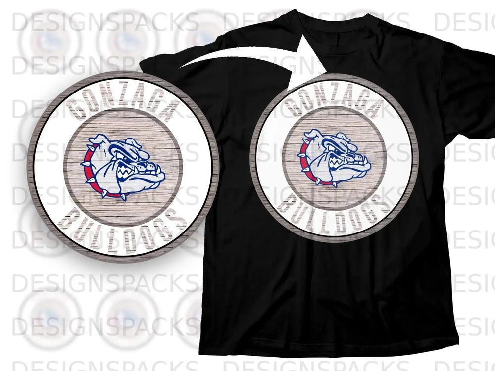 Gonzaga Bulldogs Logo T-shirt for Sports Fans