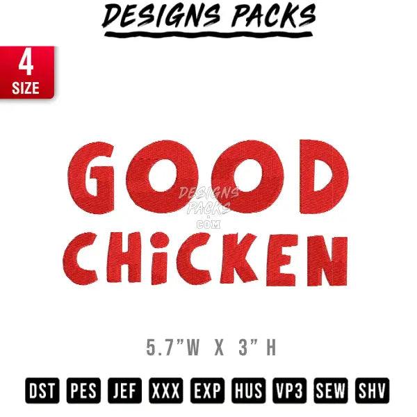 good chicken Embroidery Design 