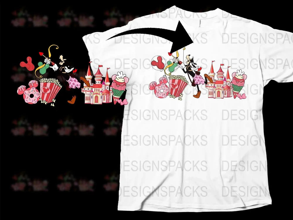 Goofy Valentine's Special Edition Graphic Png Digital Download