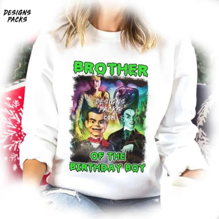 Goosebumps Movie Halloween Spooky Season Brother Of The Birthday Boy Png Design