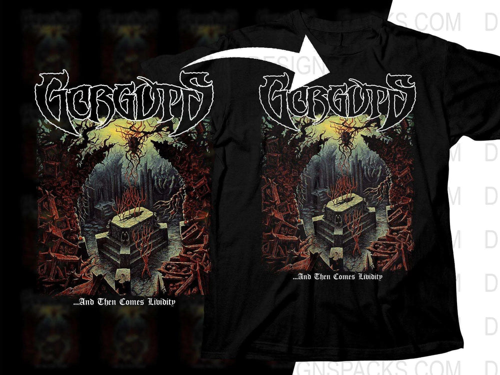 Gorguts ... And Then Comes Lividity Enigmatic Forest Altar Rock Unisex Png Halftone Digital Download