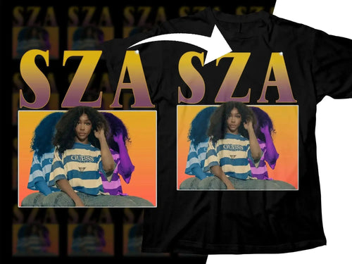 Gradient SZA Png Digital Download