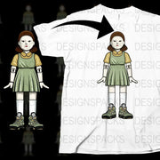 Graphic Korean Doll Design Streetwear Png Digital Download