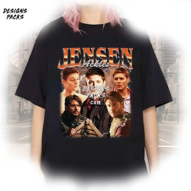 Graphic Unisex Limited Jensen Ackles Vintage Png Design