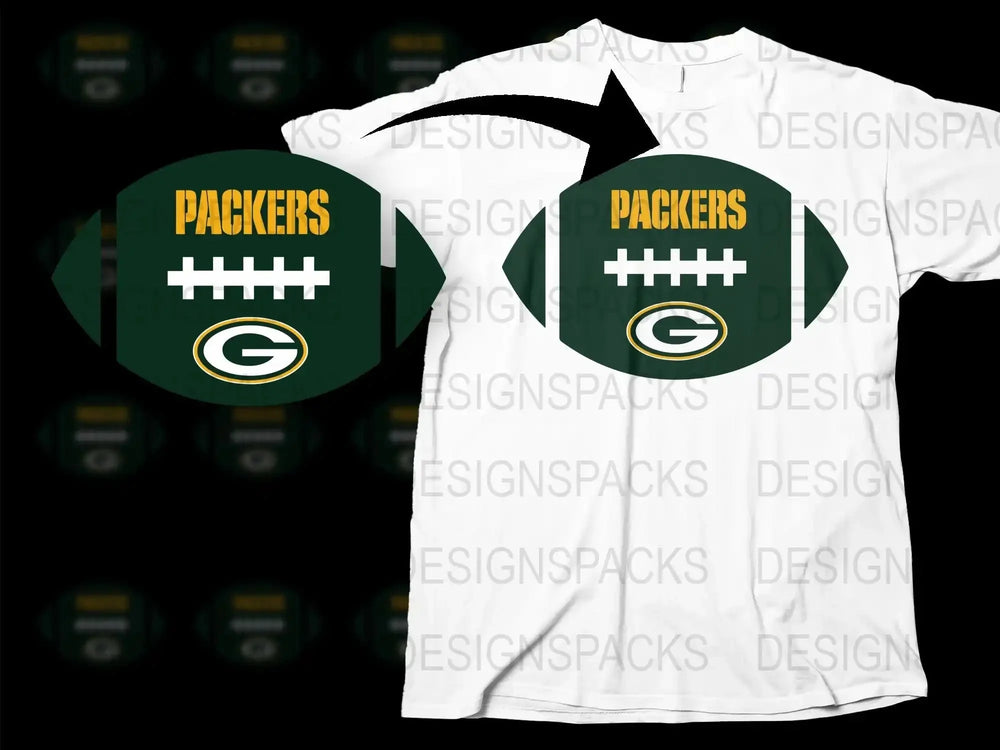 Green Bay Football Team Logo T-Shirt, Unisex Sports Fan Apparel, Casual Wear