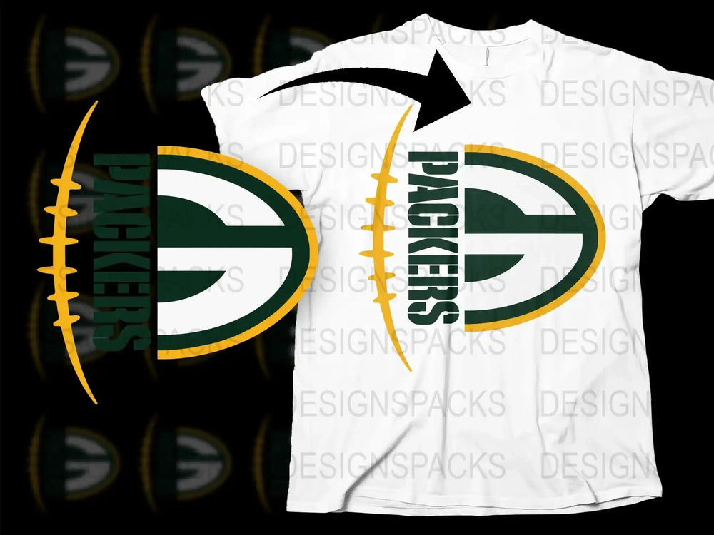 Green Bay Football T-Shirt, Vintage Logo Design, Sports Fan Apparel, Lightweight Cotton Tee, Unisex Fit, Gift for Football Fans