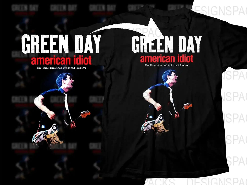 Green Day American Idiot Graphic Rock Band Png Halftone Digital Download