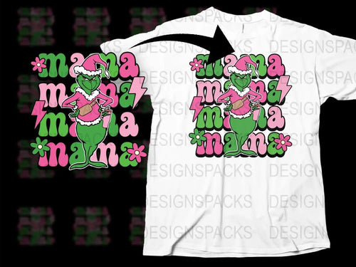 Fun Dinosaur Mama T-Shirt, Pink Bold Text, Trendy Mom Graphic Tee, Unique Mother’s Day Gift