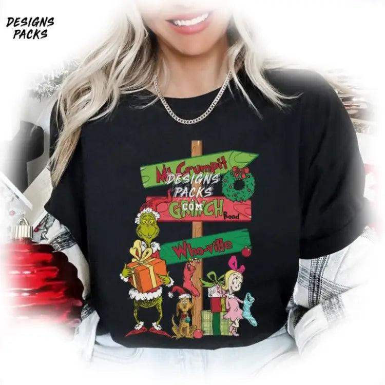Grinch Road Grinchmas Characters Merry Png Design