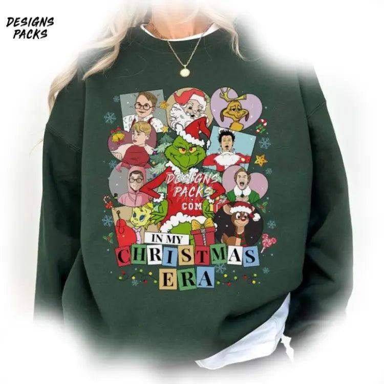 Grinchmas Christmas Merry In My Era Png Design