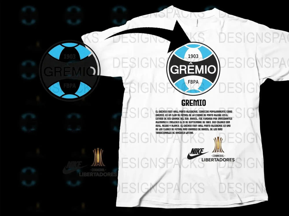 Grêmio Football Club Emblem Png Digital Download