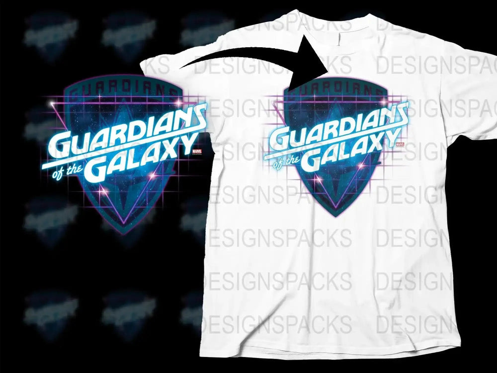 Guardians of the Galaxy Logo Design Png Digital Download