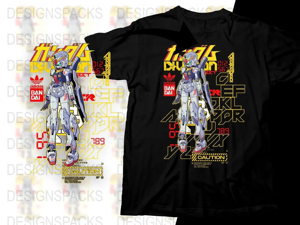Gundam RX-78-2 Mech Graphic Design Png Digital Download