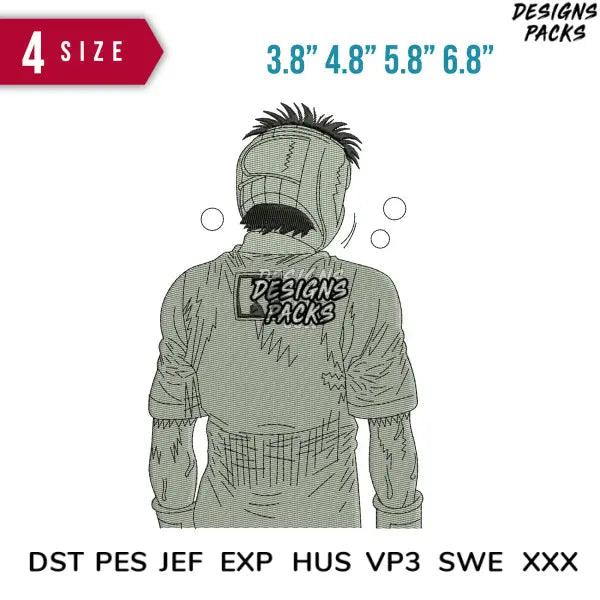Hajime no Ippo Back Embroidery Design 3.8"