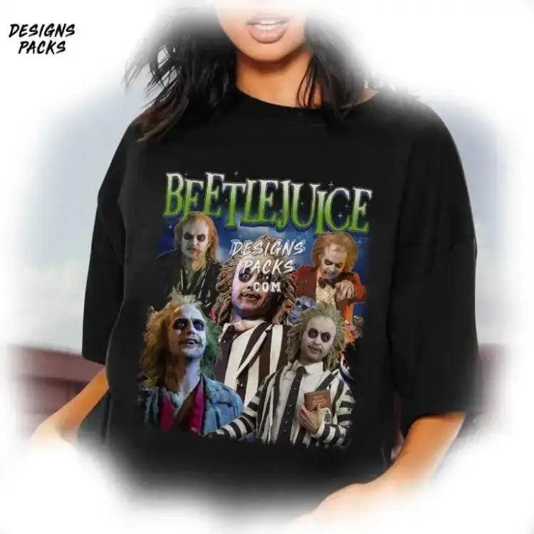 Halloween Beetlejuice Vintage 90S Png Design