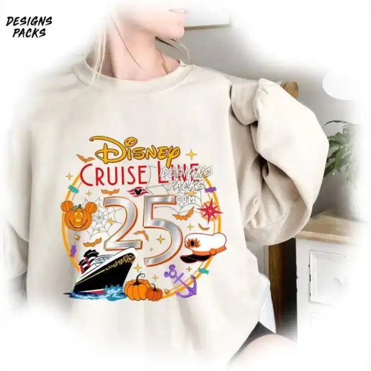 Halloween Cruise 25Th Silver Anniversary At Sea Cartoon On The High Seas Png Design