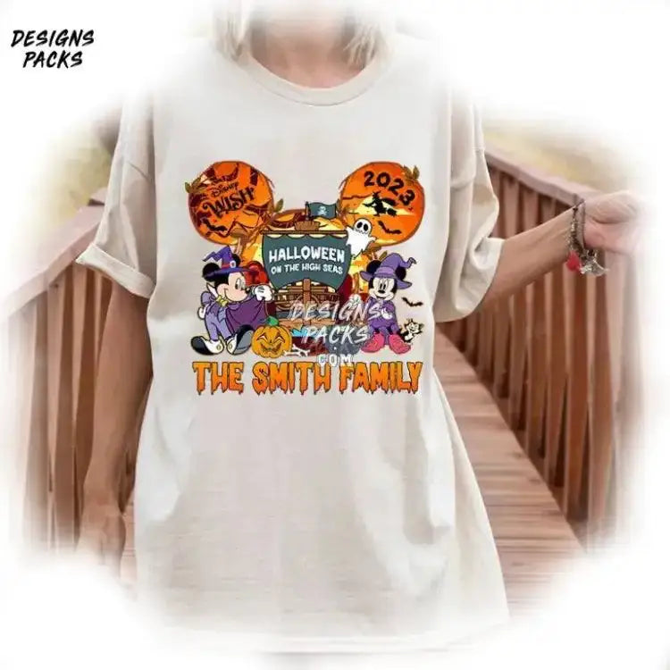 Halloween Cruise Mickey Minnie Cartoon Wish On The High Seas Png Design