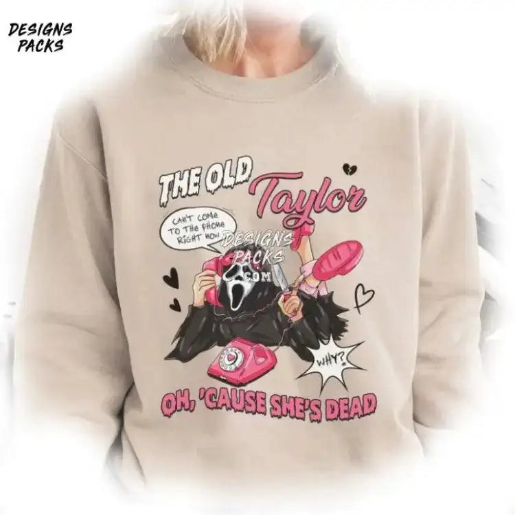 Halloween Ghost Horror Movie The Old Taylor Cant Come To Phone Right Now Png Design