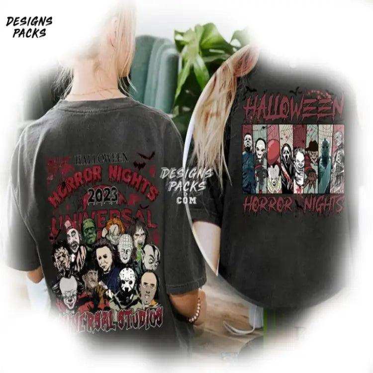 Halloween Horror Nights Universal Studios Scary Movie Png Design