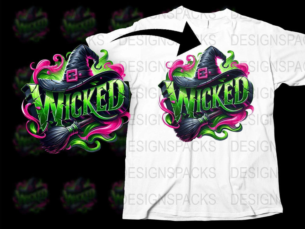 Wicked Neon Graffiti Art T-Shirt, Colorful Urban Street Style Graphic Tee, Unique Fashionable Unisex Shirt Design