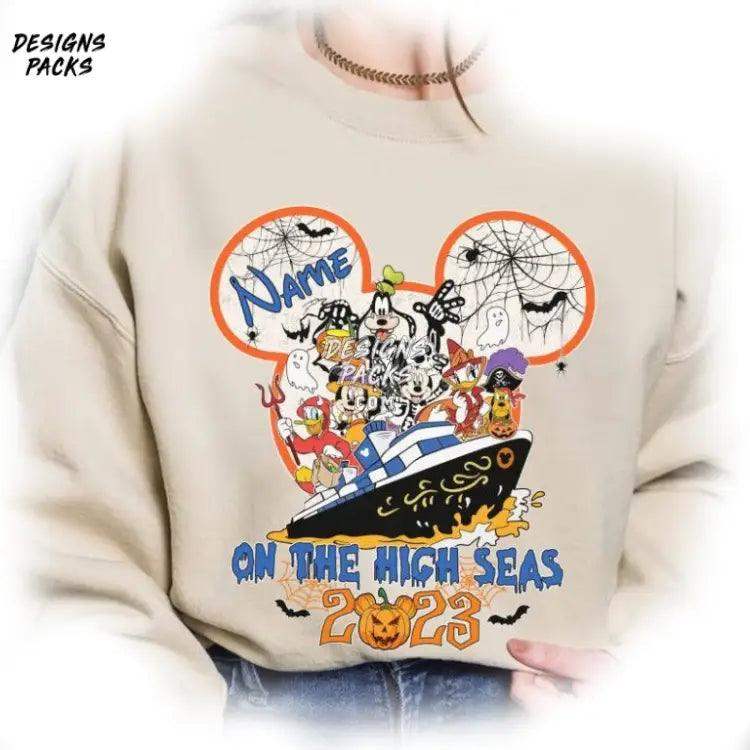 Halloween On The High Seas 25Th Silver Anniversary At Sea Cartoon Family Cruise Png Design