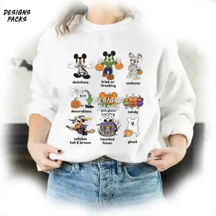 Halloween Party Cartoon Mickey’s Not So Scary Land Png Design