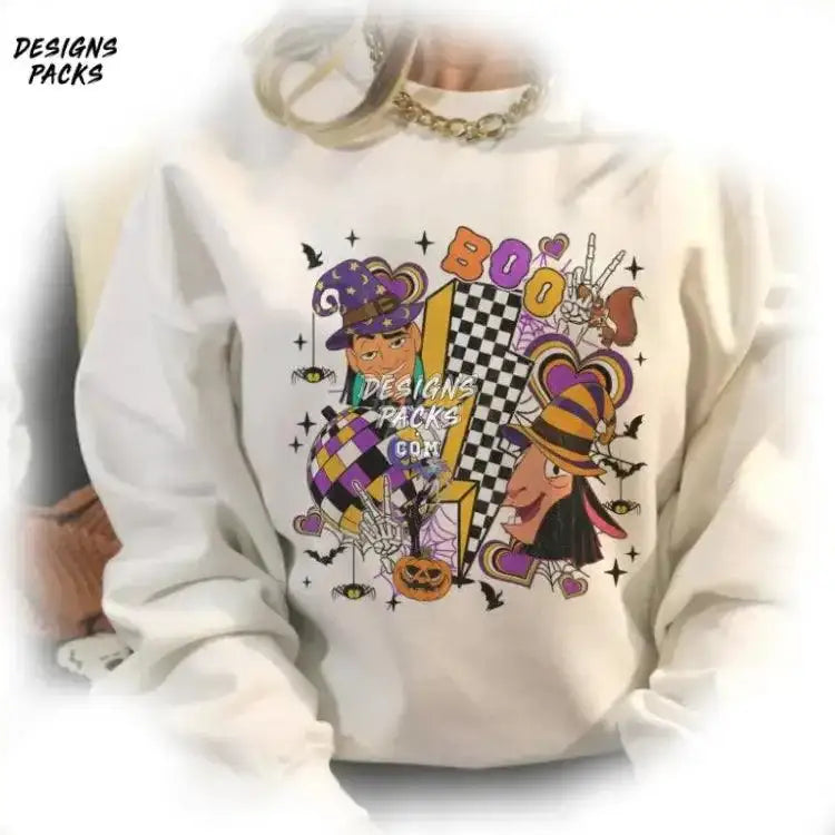 Halloween Party Cartoon The Emperor’s New Groove Checkered Png Design