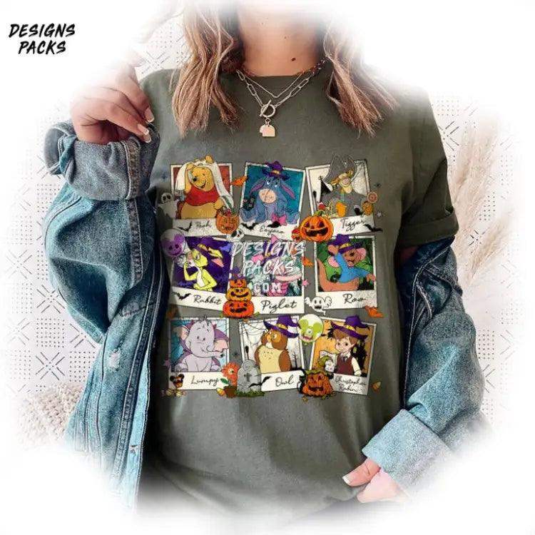 Halloween Party Tigger Cartoon Winnie The Pooh Sublimation Png Design