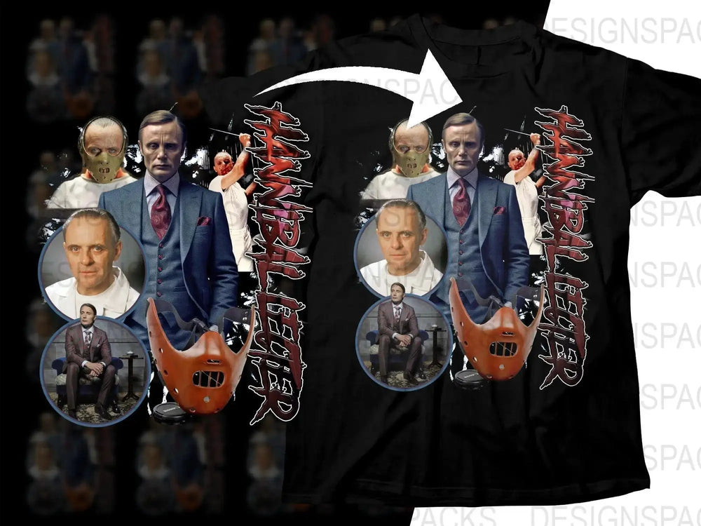 Hannibal Lecter Inspired Bootleg Movie Png Digital Download