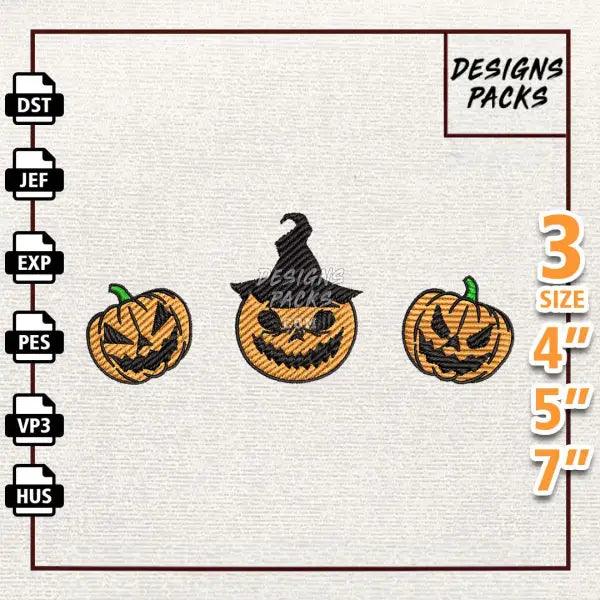 Happy Halloween Embroidery Design