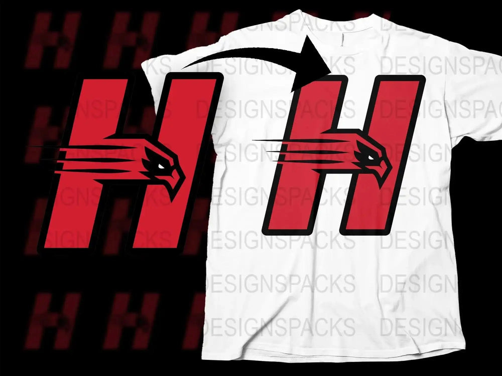 Hartford Hawks College Football Png Digital Download