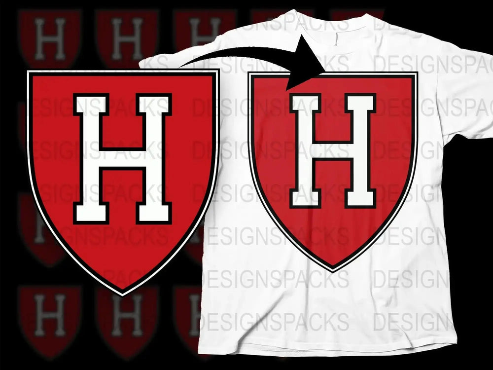 Harvard Crimson College Football Png Digital Download
