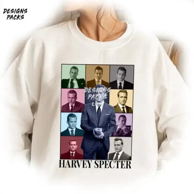 Harvey Specter Vintage Eras Tour Png Design