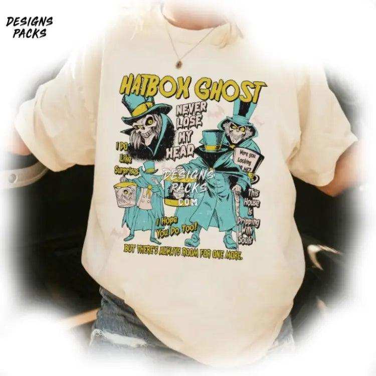 Haunted Mansion Group Family Hatbox Ghost Png Design