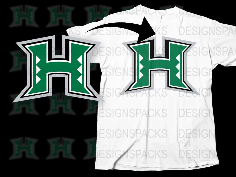 Hawaii Warriors College Football Png Digital Download