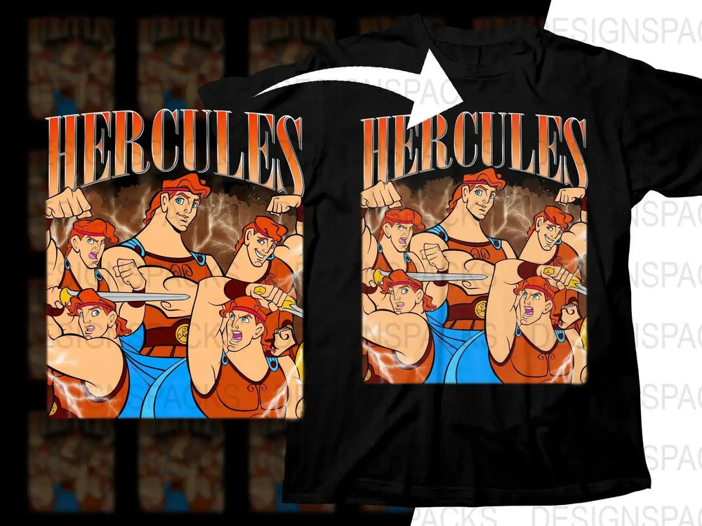 Hercules Animation Cartoon Movie Bootleg Png Digital Download