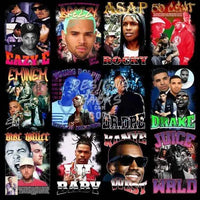 Load image into Gallery viewer, 50 Hip Hop Rap Male V2 Designs Bundle PNG
