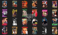 Load image into Gallery viewer, 50 Hip Hop Rap Male V2 Designs Bundle PNG
