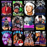 Load image into Gallery viewer, 50 Hip Hop Rap Male V4 Designs Bundle PNG
