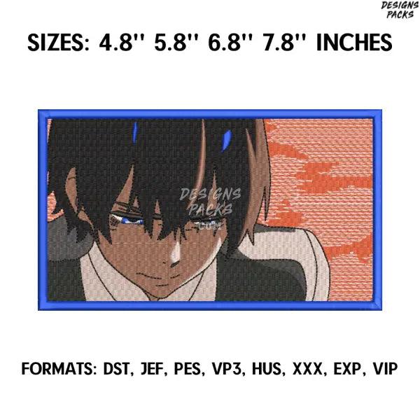 Hiro Embroidery Design File, DARLING in the FRANXX Anime Embroidery Design, Machine embroidery, Anime Pes Design Brother