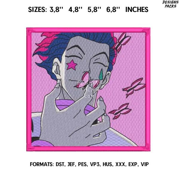 Hisoka Embroidery Design File/ Hunter x Hunter Anime Embroidery Design/ Machine  Design Pes Dst. Hisoka Pink