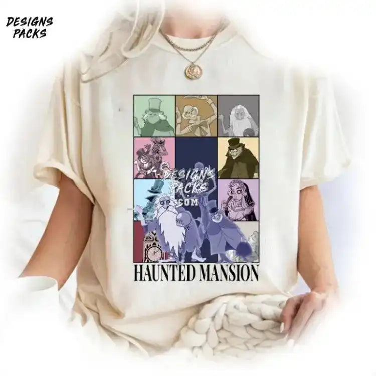 Hitchhiking Ghosts Hollywood Studios Sublimation Design Cartoon Haunted Mansion Eras Tour Png