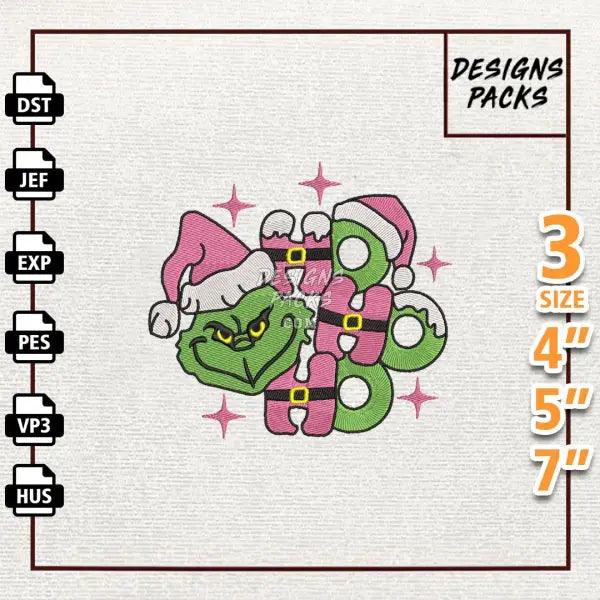Ho Ho Ho Embroidery Design