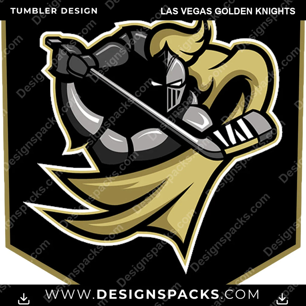 Hockey Sigil Las Vegas Golden Knights NHL Hockey Tumbler Digital Wrap Design Download