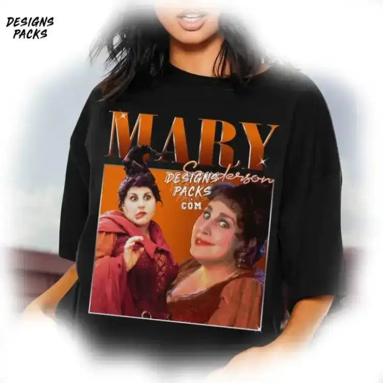 Hocus Pocus Homage Tv S Mary Sanderson Vintage Graphic Png Design
