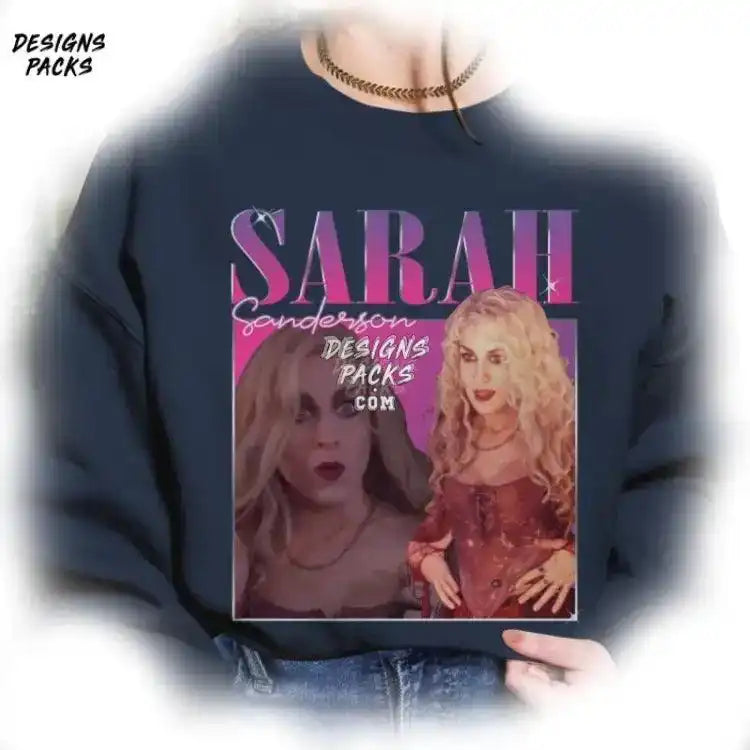 Hocus Pocus Homage Tv S Sarah Sanderson Vintage Graphic Png Design